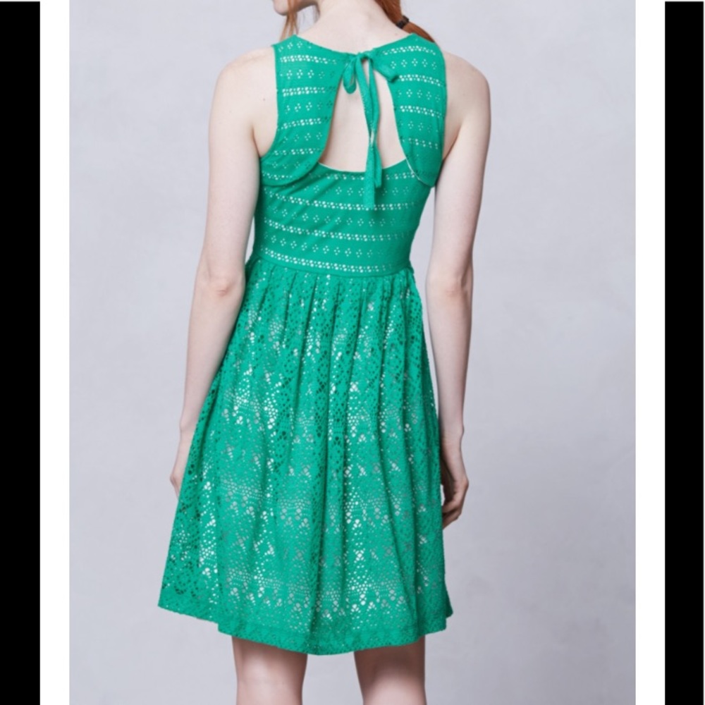 Anthropologie Postmark sun stream eyelet dress